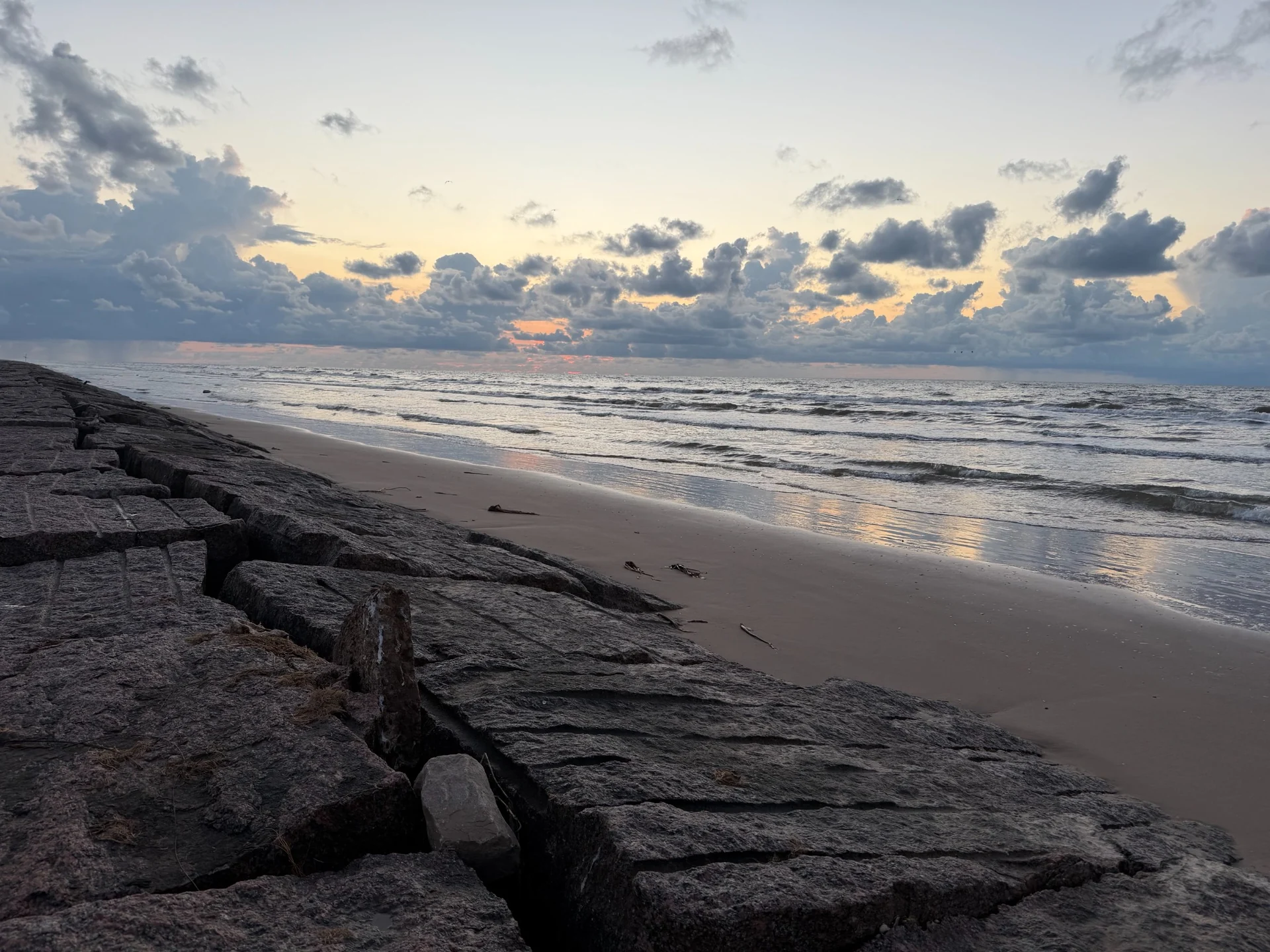 Sargent area beach at dawn